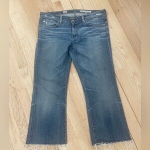 AG frayed crop Angel Bootcut